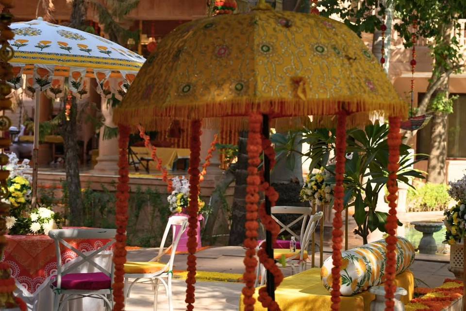 Haldi decor