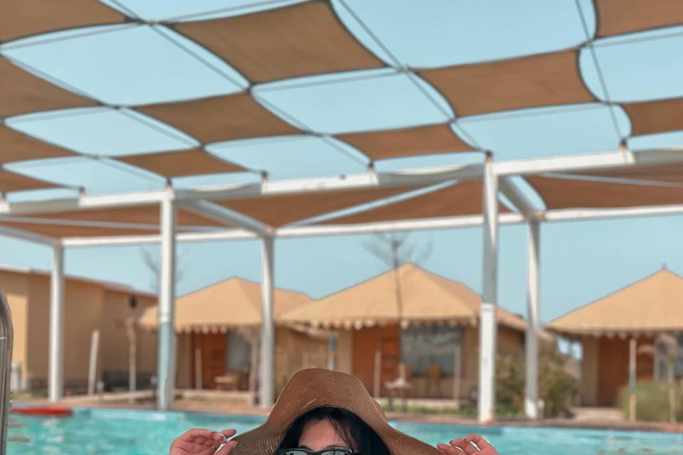 Poolside