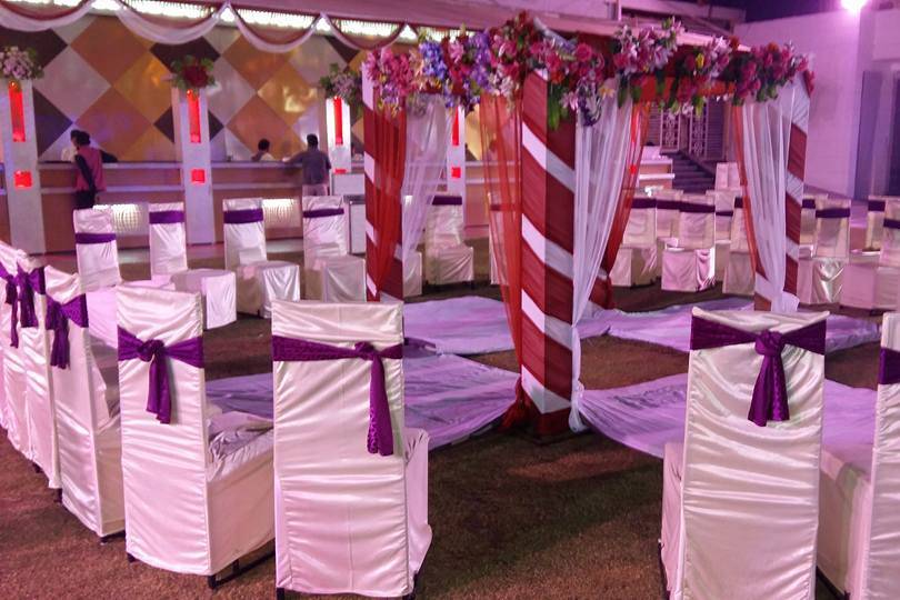 Mandap setup