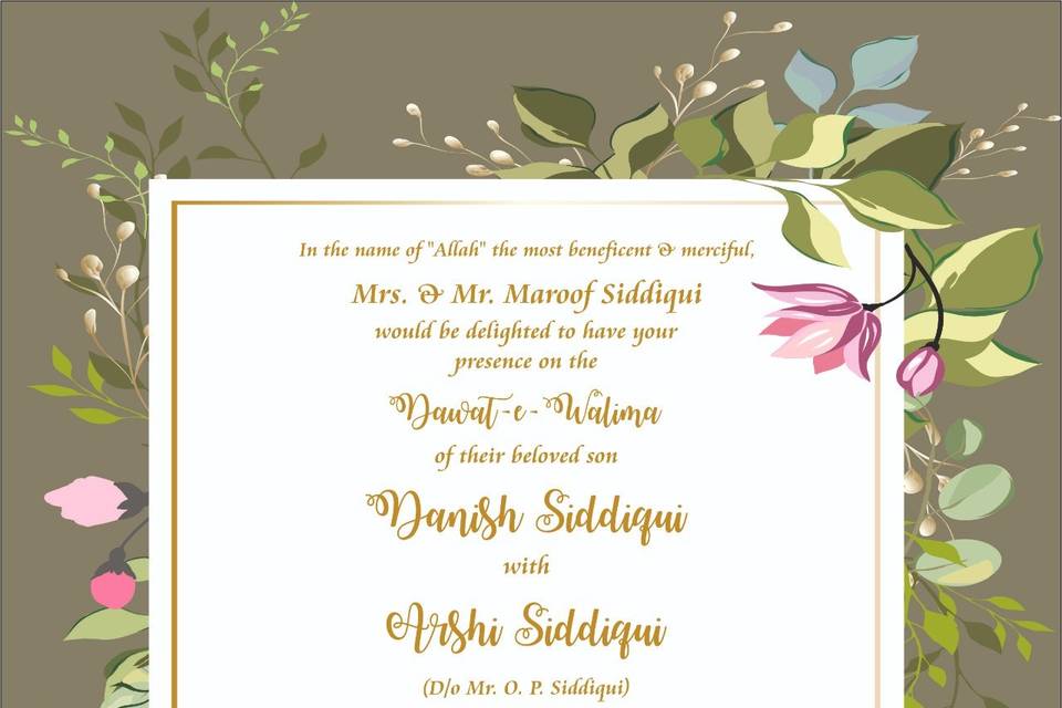 Wedding invite