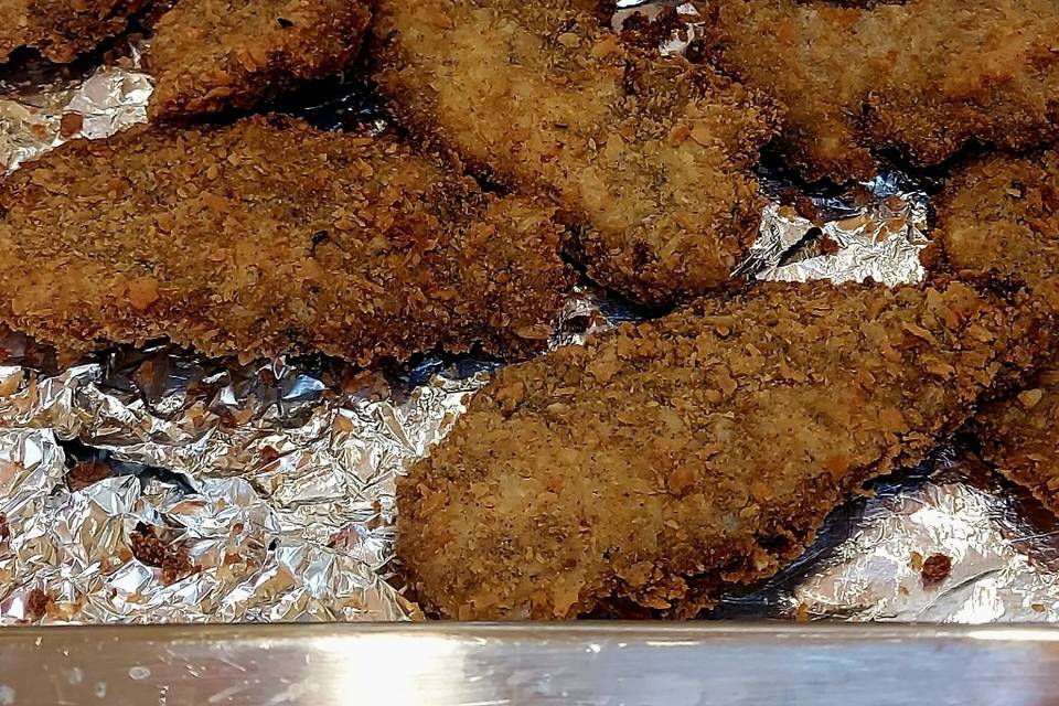 Fish diamond fry