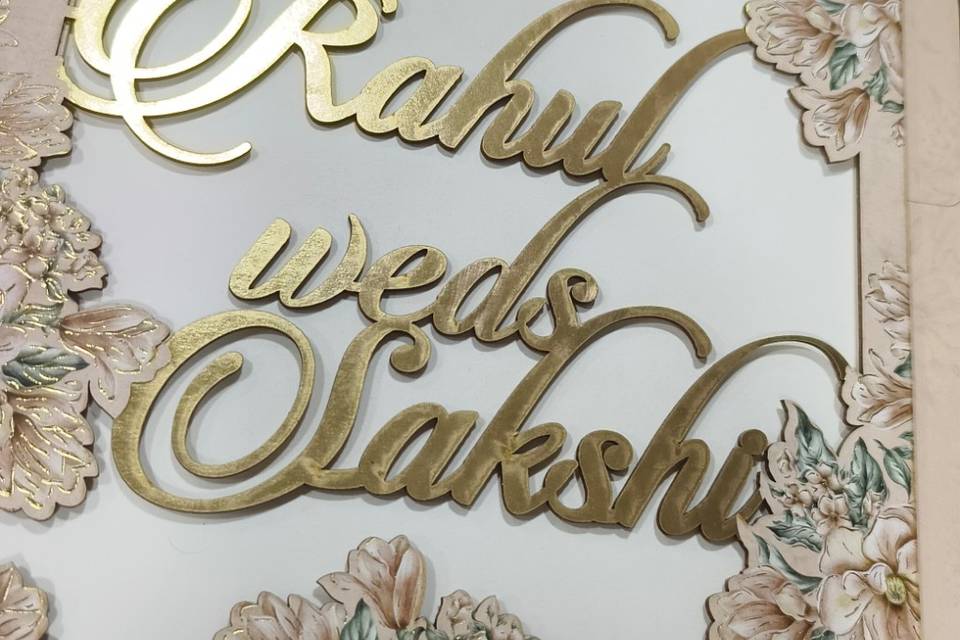 Wedding invitation card