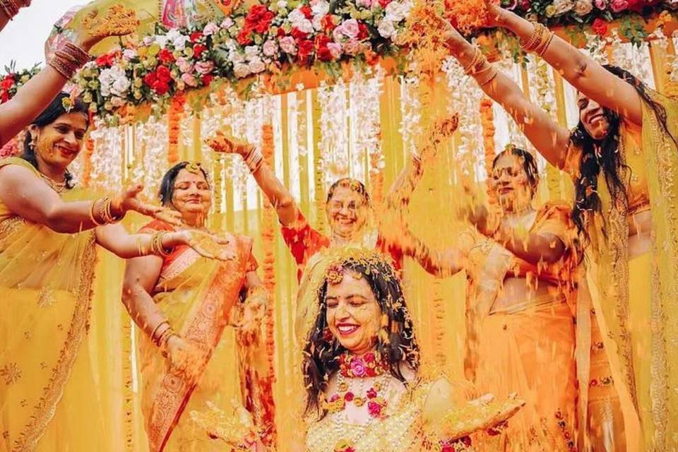 Haldi ceremony 💛