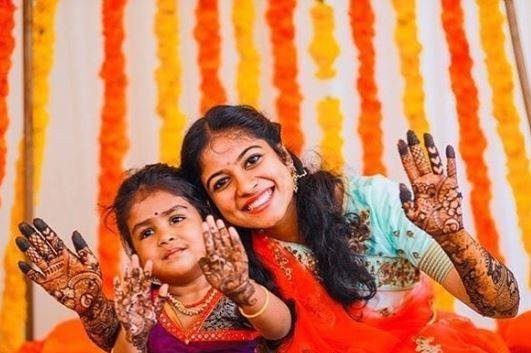 Mehndi Saree