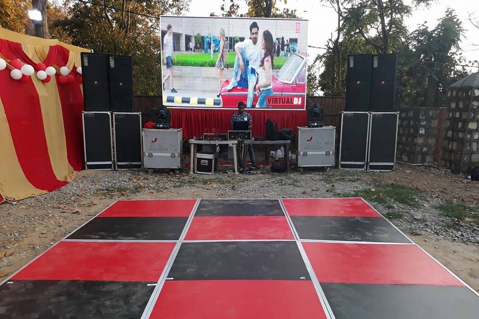 DJ setup