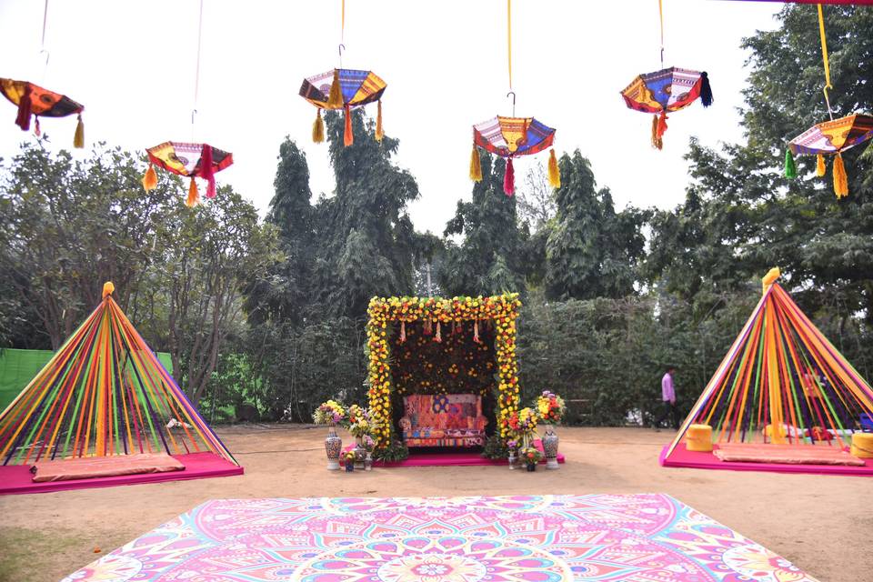 Mehendi decor