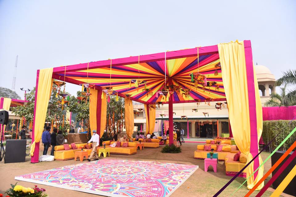 Mehendi decor