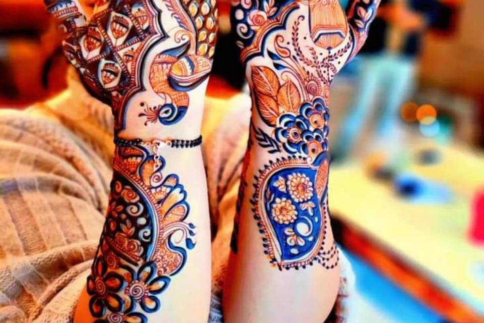 Legs Mehandi