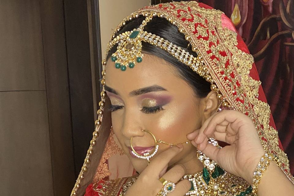 Bridal makeup