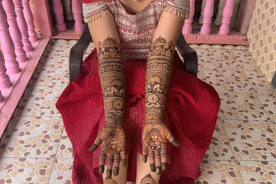 Bridal mehndi