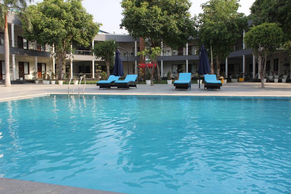 Poolside