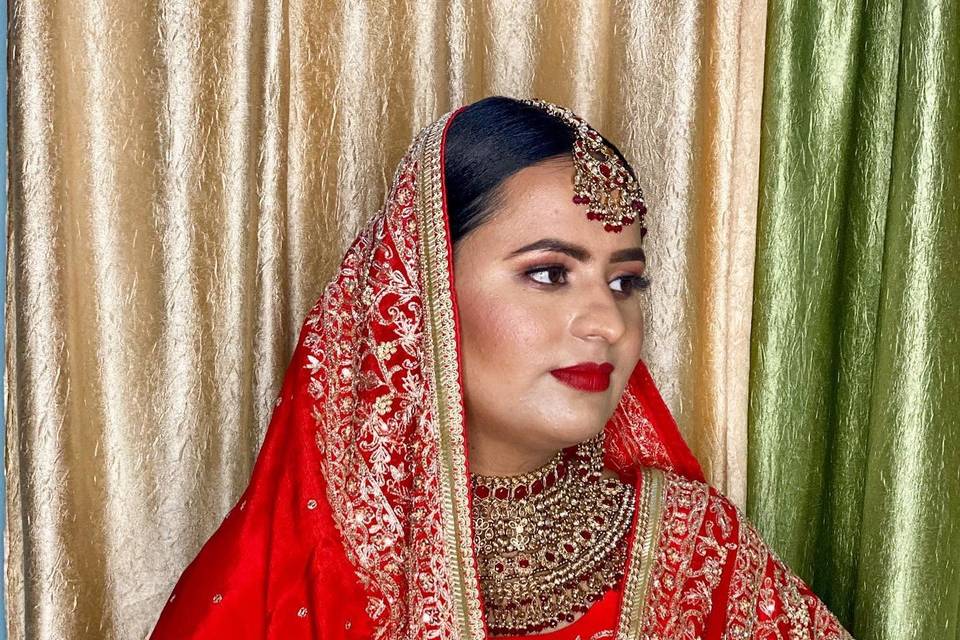 Bridal makeup