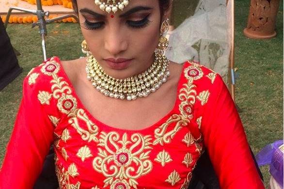 Bridal makeup