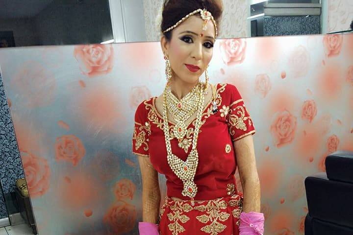 Bridal makeup