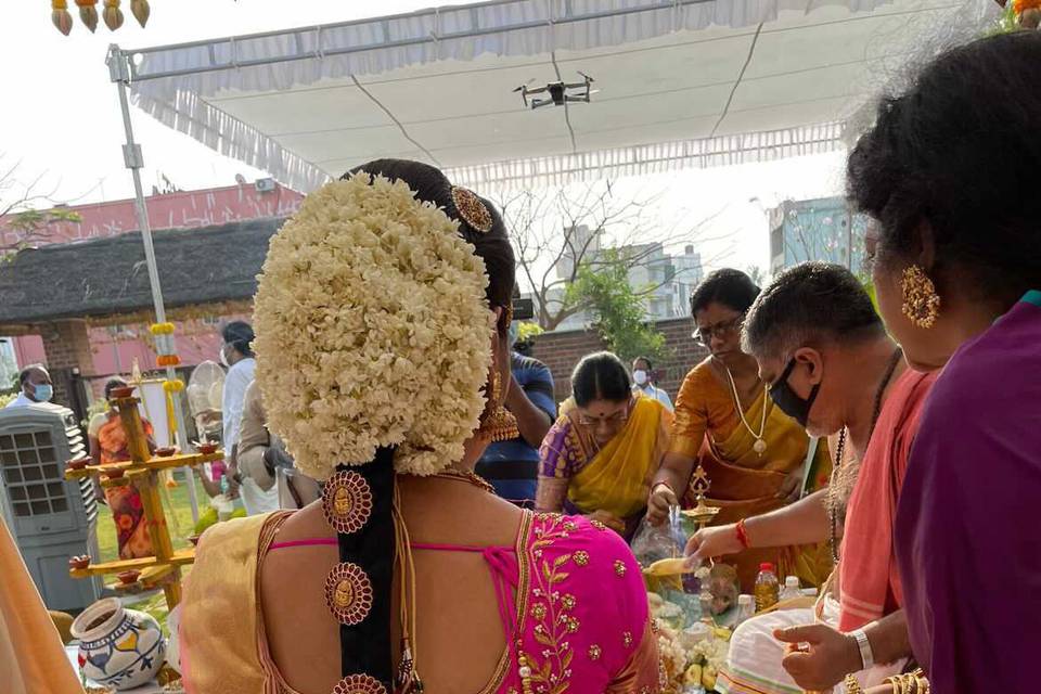 Muhurtham hairdo