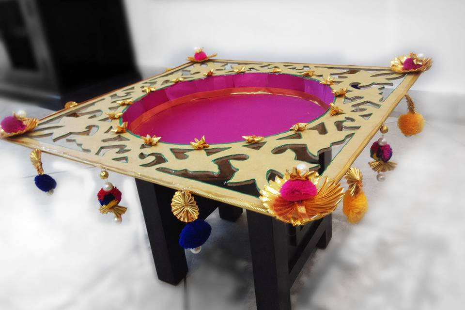 Mehendi tray