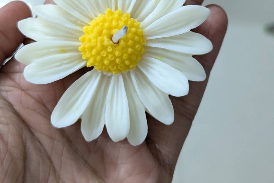 Daisy floating candles