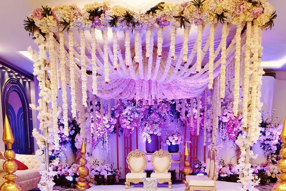 Mandap setup