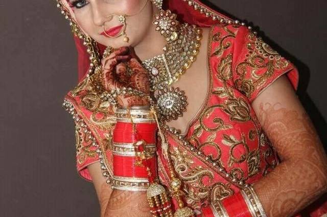 Bridal makeup