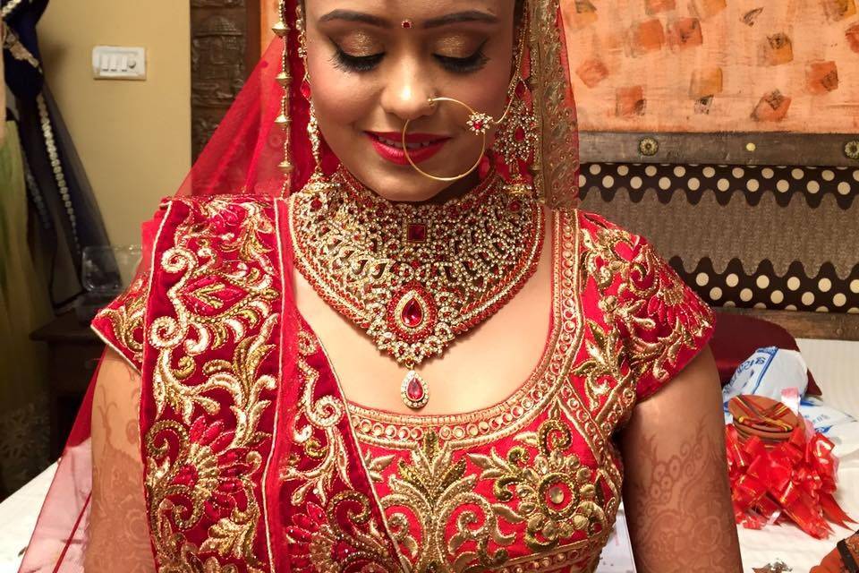 Bridal makeup