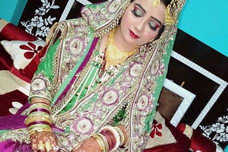 Bridal makeup