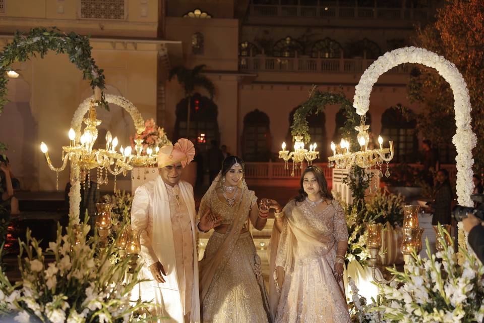 Bride's entry