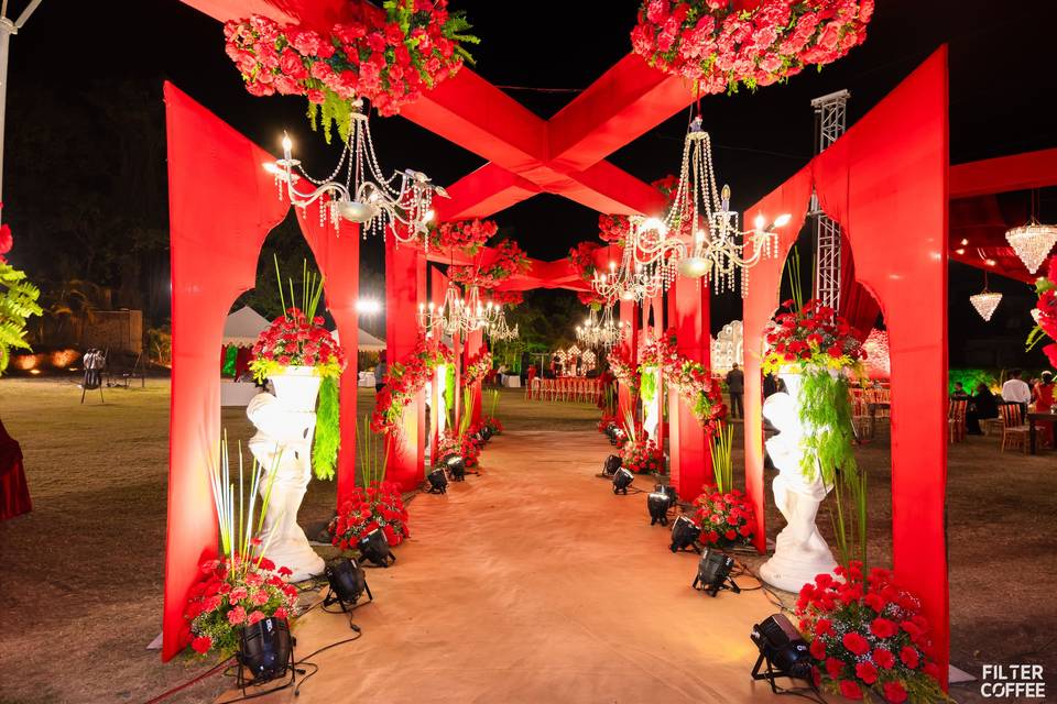 Sangeet entrance