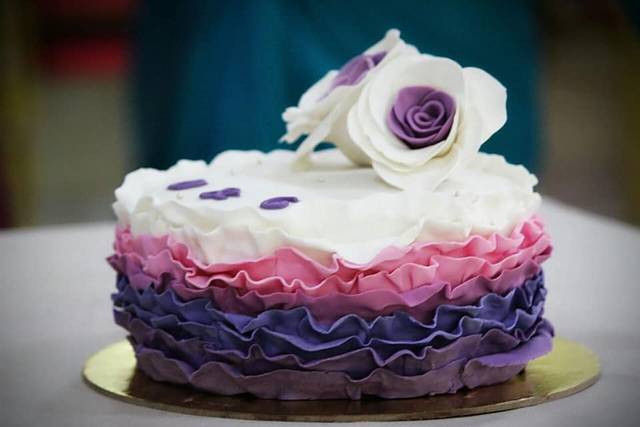 Purple Macaroon Birthday Cake - Cake Square Chennai | Cake Shop in Chennai