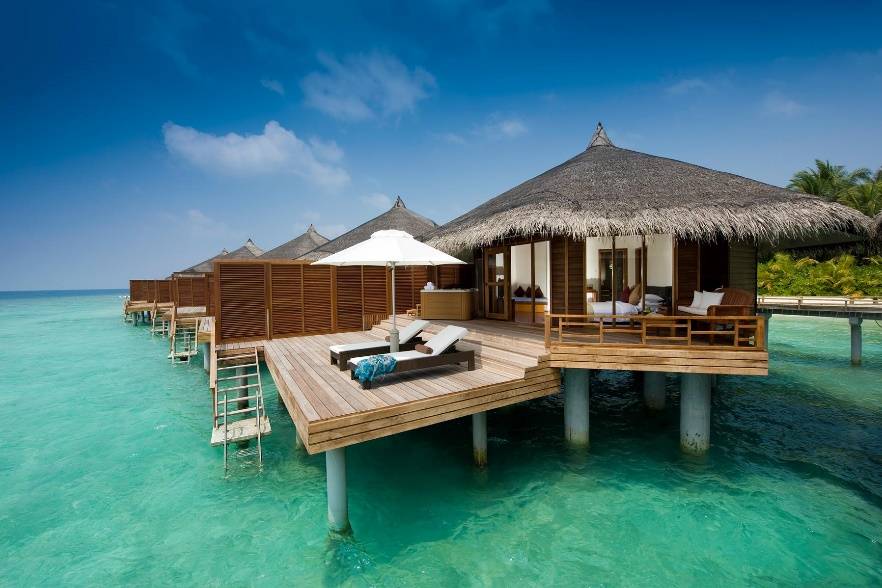 A water villa honeymoon?