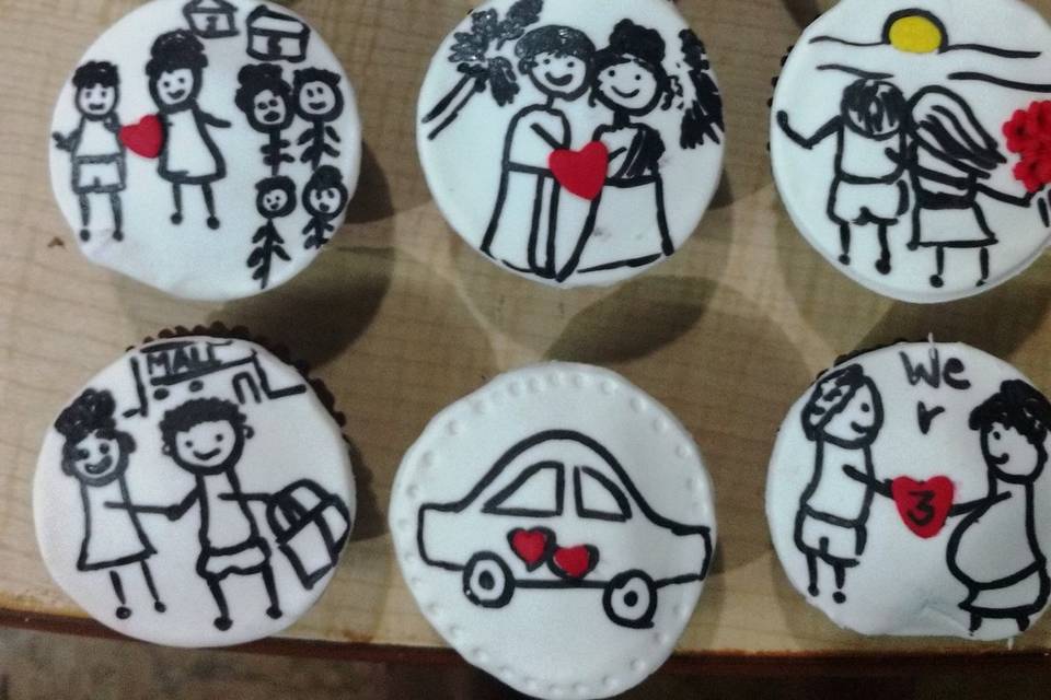 Love Story Cupcakes