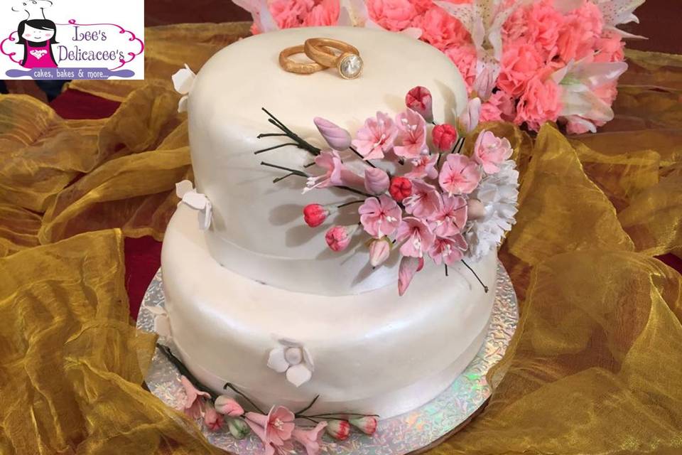 Floral Wedding Cake