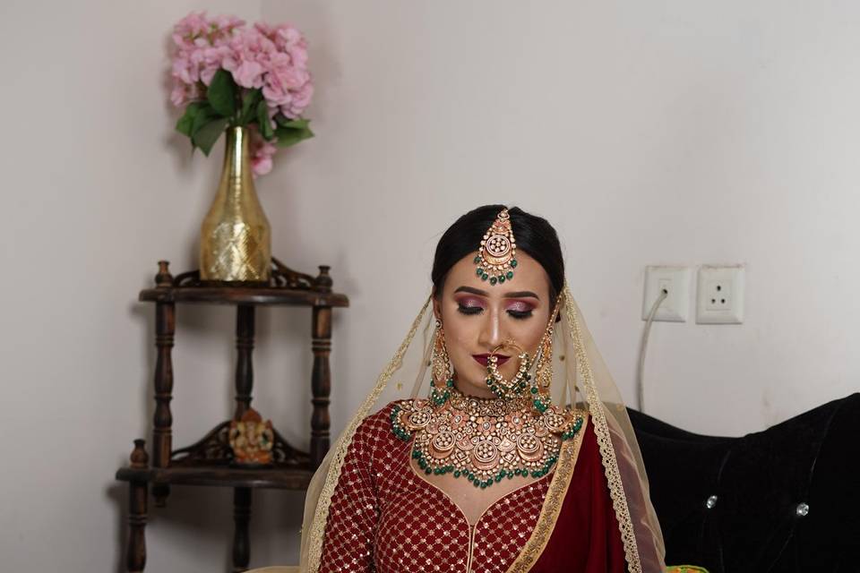 Bridal makeup