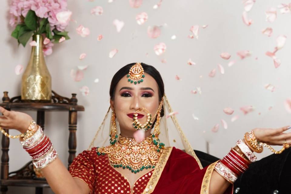 Bridal makeup