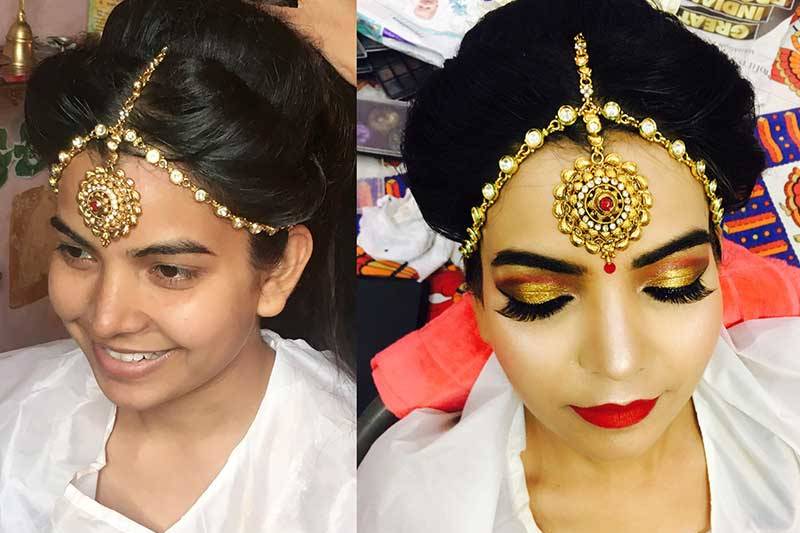 Bridal makeup