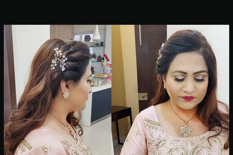 Bride mother makeup