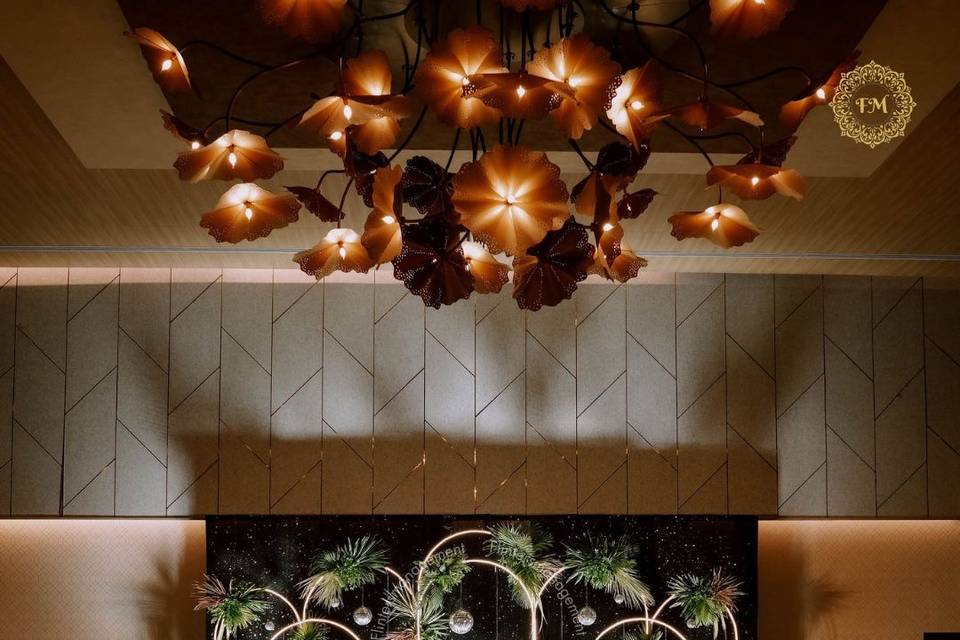 Best sangeet backdrop