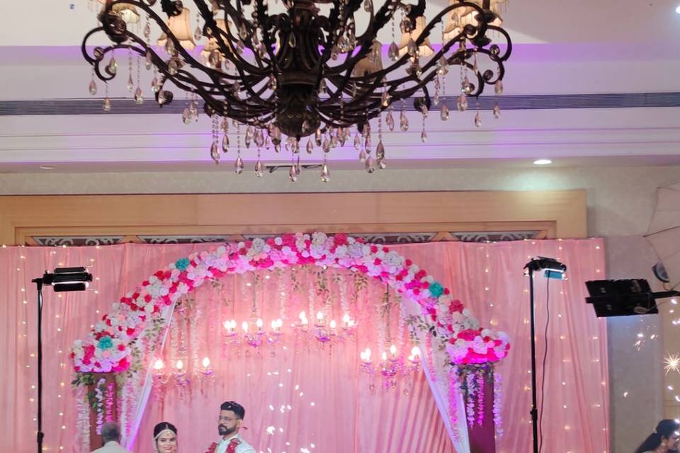 Wedding reception stage Raipur
