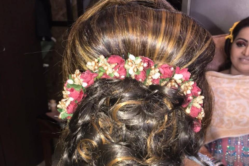 Bridal hairs