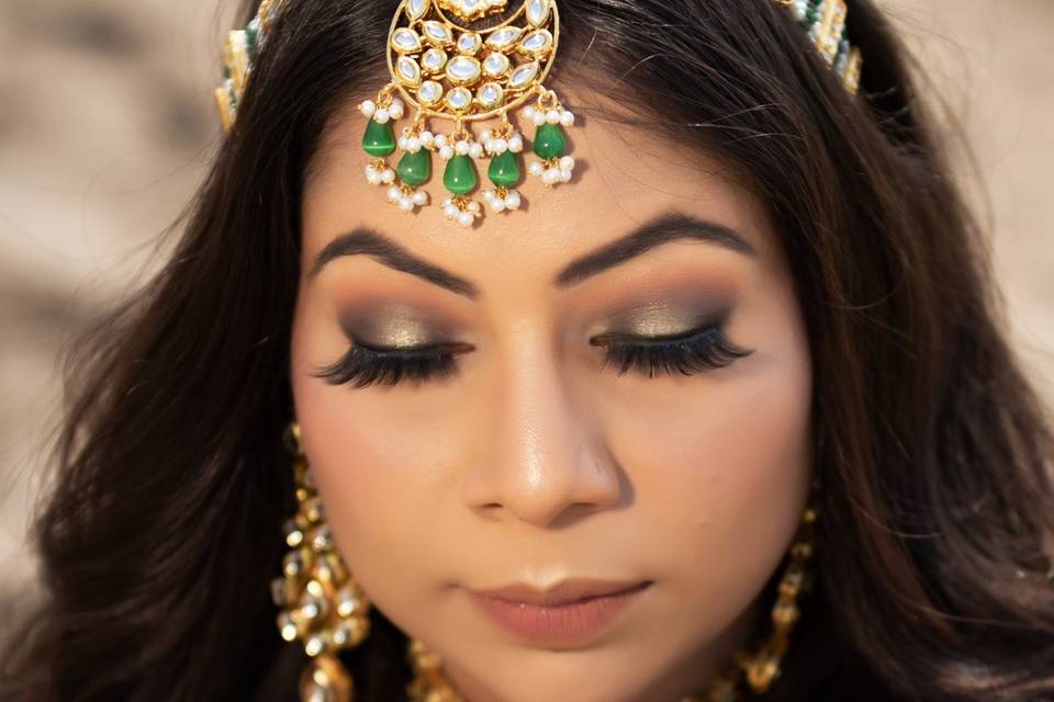 Bridal makeup