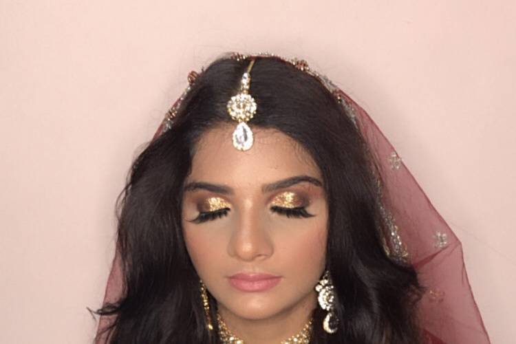 Bridal makeup