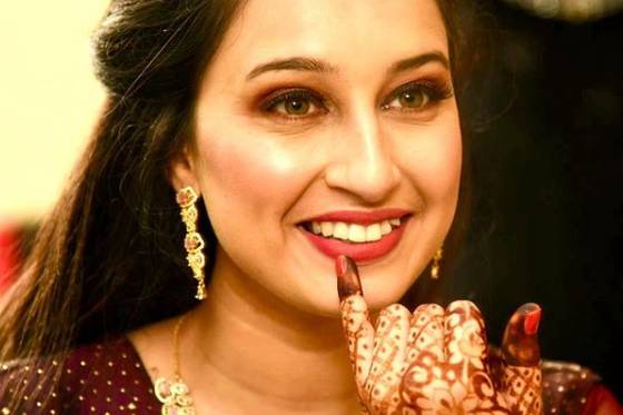 bridal makeup-makeup by jahnvi- Wedding makeup2