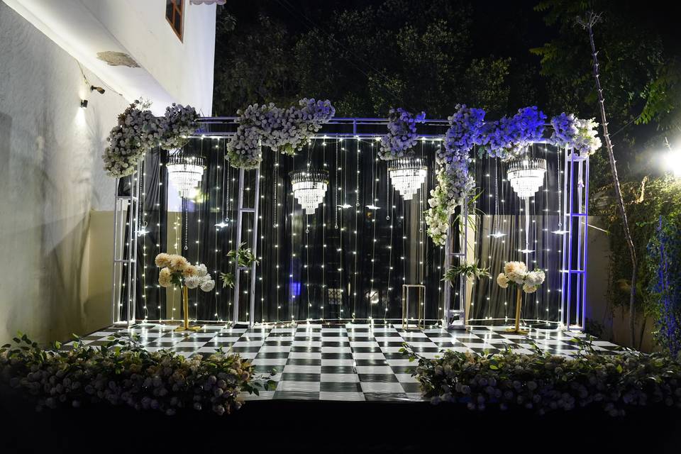 Side lawn Sangeet