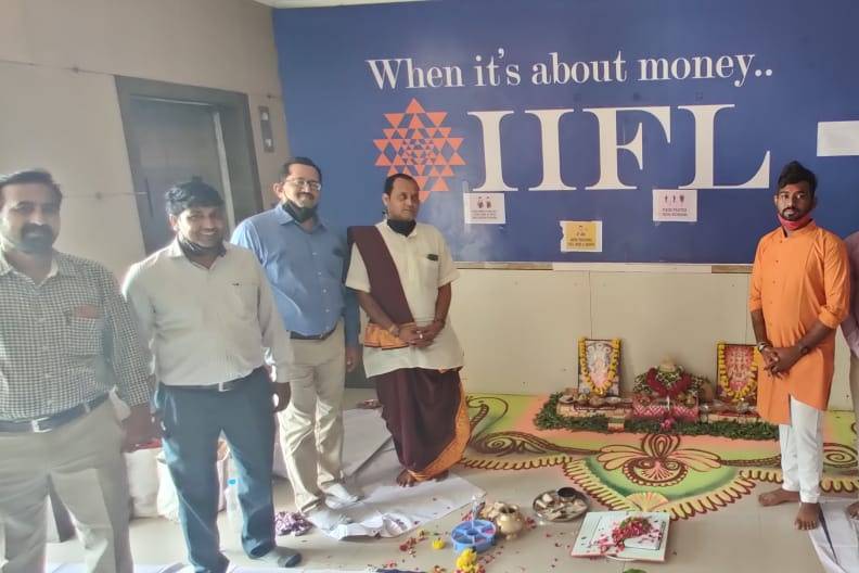 Corporate Office puja with GST
