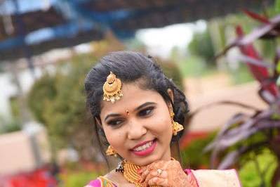 Mandya Bride Reception Look