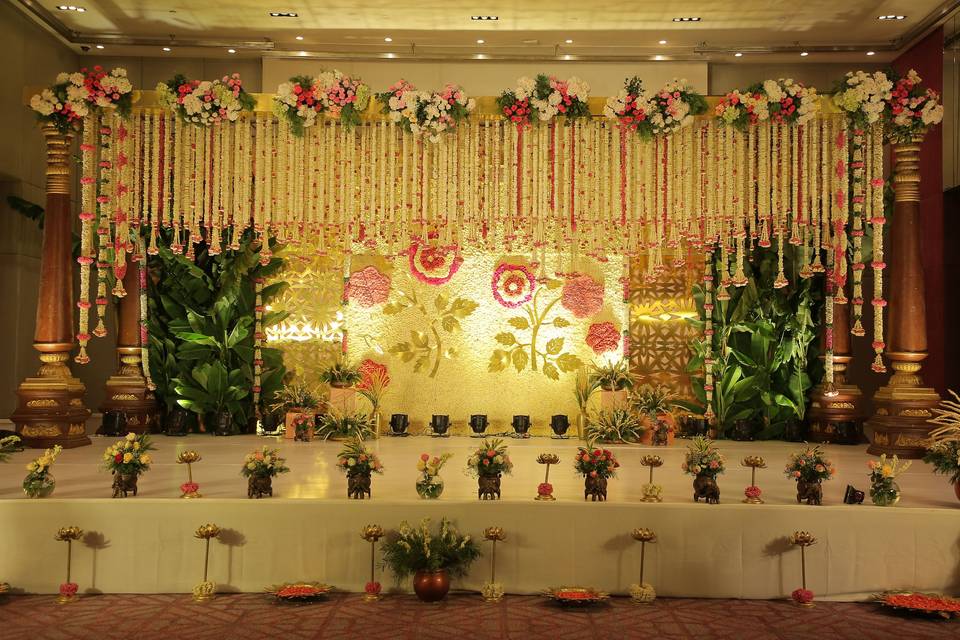 South Indian wedding decor