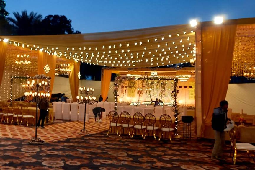 Tentage decor