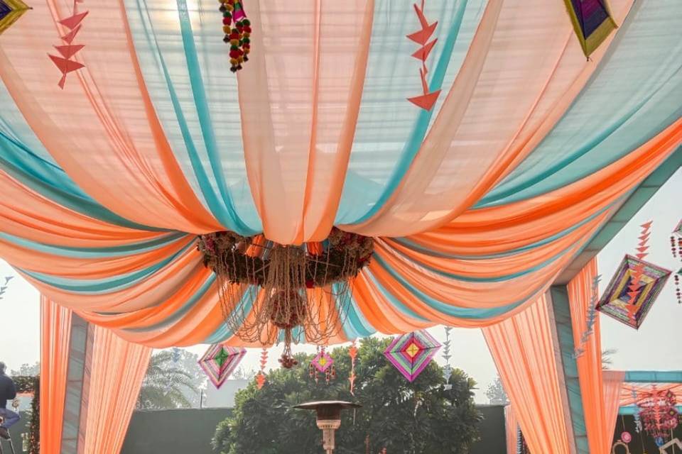 Wedding decor by our team