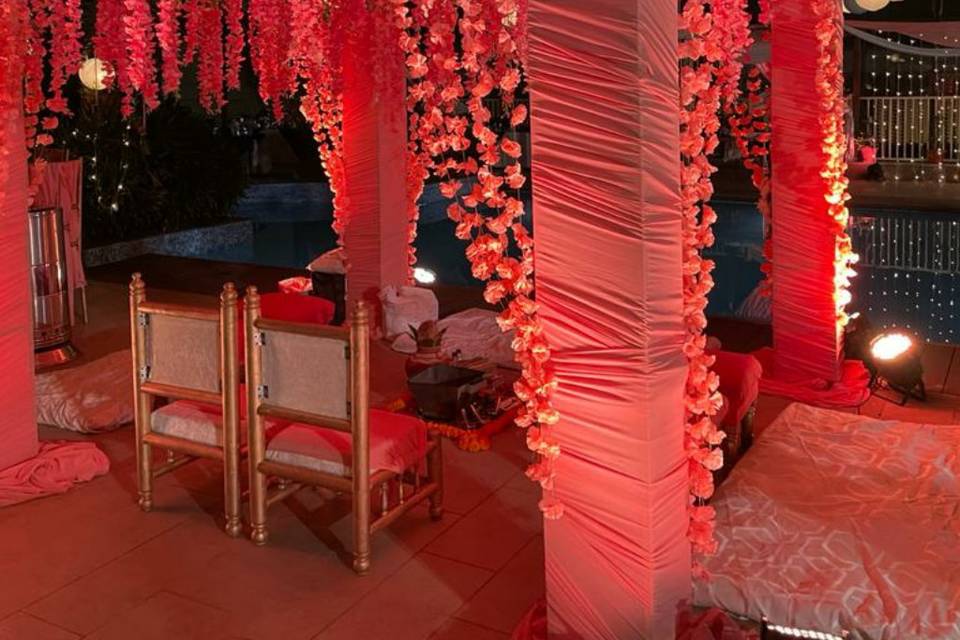 Wedding decor by our team