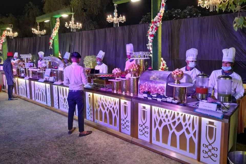 Catering setup