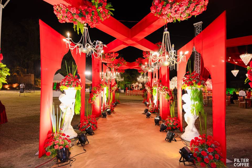 Reception decor